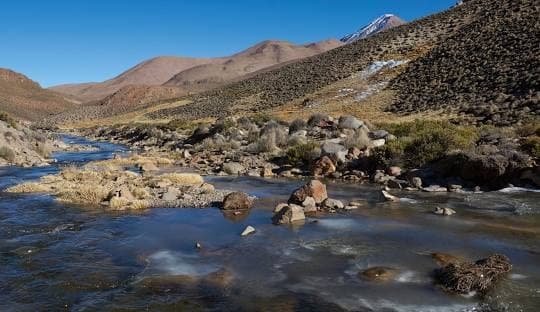 La rivière Lauca (Rio Lauca)